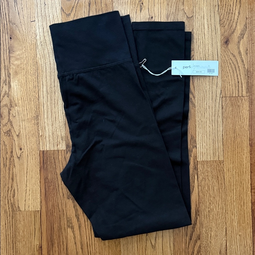 perfectwhitetee High Waisted Soft Lola Cotton Leggings made in USA Medium